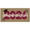 Big Dot of Happiness Maroon Class of 2026 Graduation Kraft Paper Banner, Congratulations 2026 Printed Brown Paper Party Sign Decoration – 1 Count